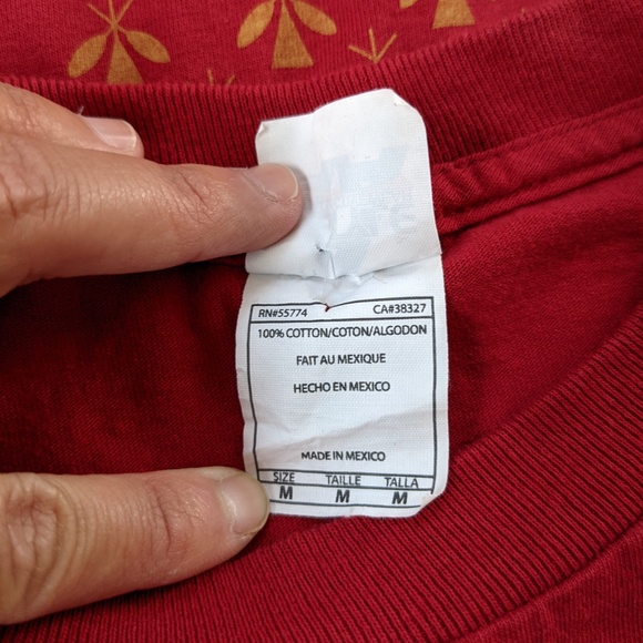 Hawaiian Legends T-Shirt Men's Medium Red Green - Picture 8 of 9